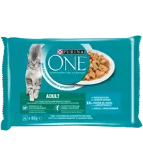 PURINA ONE Adult mit Hochseefisch und grünen Bohnen